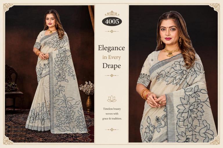 Bunawat - Aarika Cotton-2 Sangam Prints Cotton Woven Work Traditional Saree