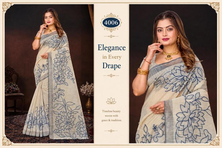 Bunawat - Aarika Cotton-2 Sangam Prints Cotton Woven Work Traditional Saree