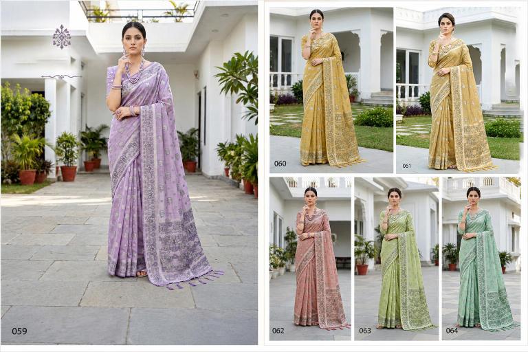 Bunawat - Aarna Sangam Prints Cotton Woven Work Traditional Saree