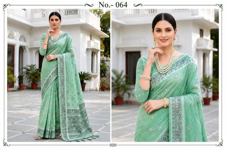 Bunawat - Aarna Sangam Prints Cotton Woven Work Traditional Saree