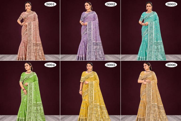 Bunawat - Aarohi Cotton Sangam Prints Cotton Woven Work Traditional Saree