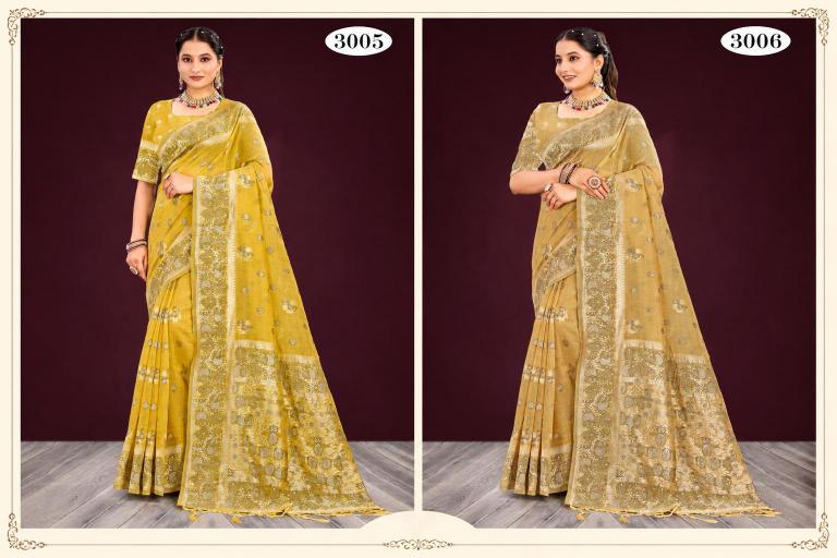 Bunawat - Aarohi Cotton Sangam Prints Cotton Woven Work Traditional Saree