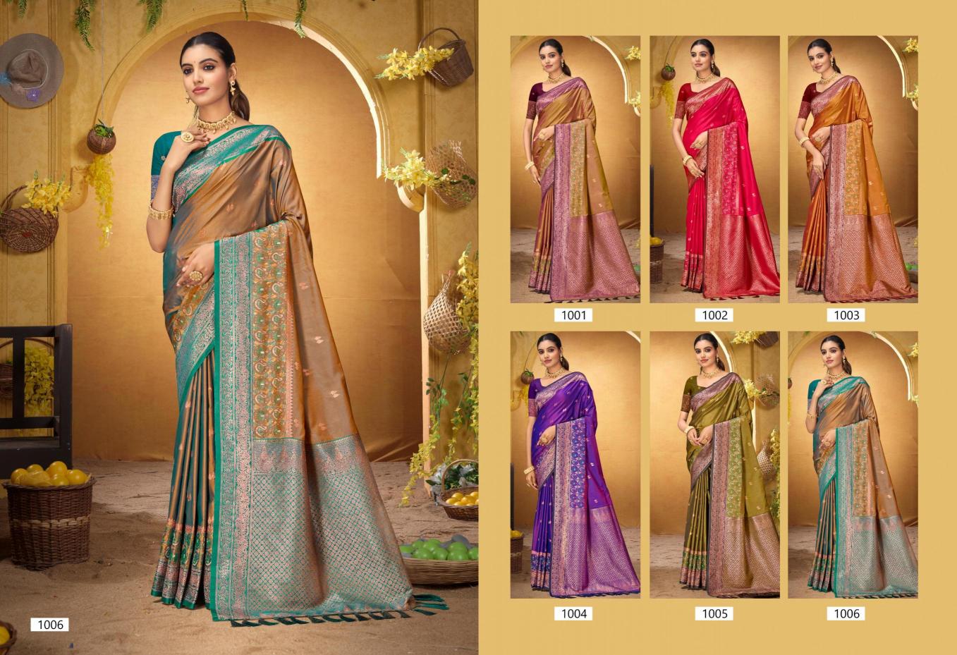 Bunawat - Adiksha SIlk Sangam Prints Silk Woven Work Traditional Saree