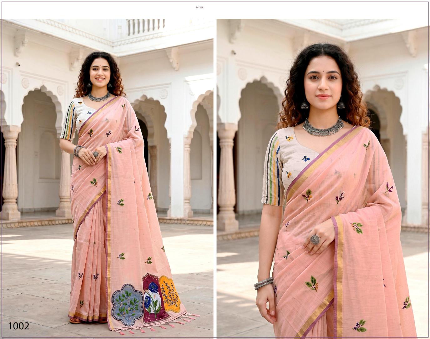 Bunawat - Mridula Sangam Prints Cotton Woven Work Traditional Saree