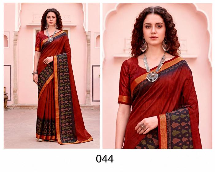 Bunawat - Pankhuri Sangam Prints Georgette Woven Work Traditional Saree