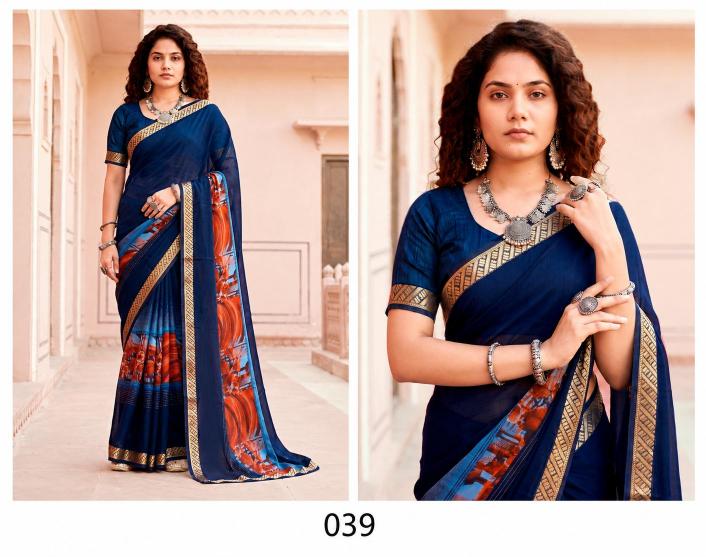 Bunawat - Pankhuri Sangam Prints Georgette Woven Work Traditional Saree