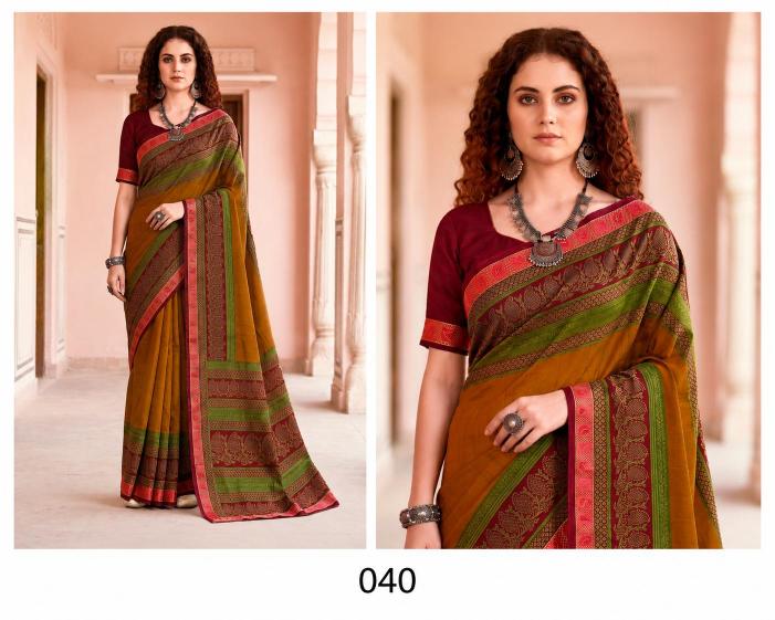 Bunawat - Pankhuri Sangam Prints Georgette Woven Work Traditional Saree