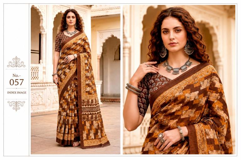 Bunawat - Sanskriti Sangam Prints Cotton Woven Work Traditional Saree