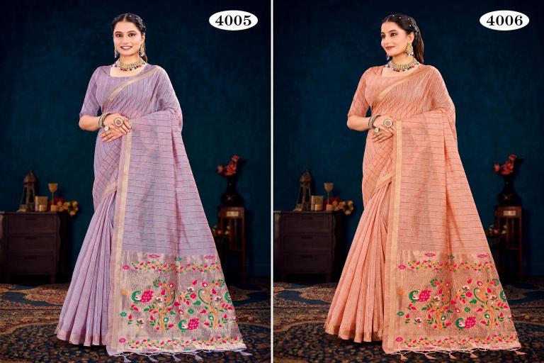 Bunawat - Varnika Cotton-2 Sangam Prints Cotton Woven Work Traditional Saree