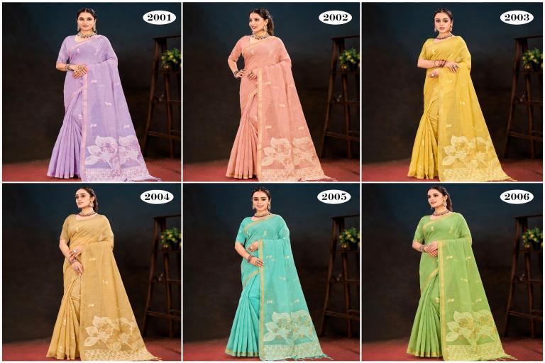 Bunawat - Varnika Cotton Sangam Prints Cotton Woven Work Traditional Saree