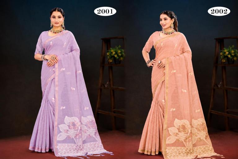 Bunawat - Varnika Cotton Sangam Prints Cotton Woven Work Traditional Saree