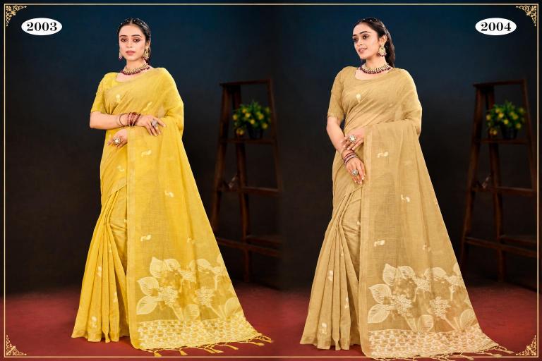 Bunawat - Varnika Cotton Sangam Prints Cotton Woven Work Traditional Saree