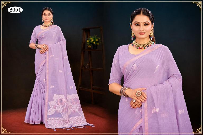 Bunawat - Varnika Cotton Sangam Prints Cotton Woven Work Traditional Saree