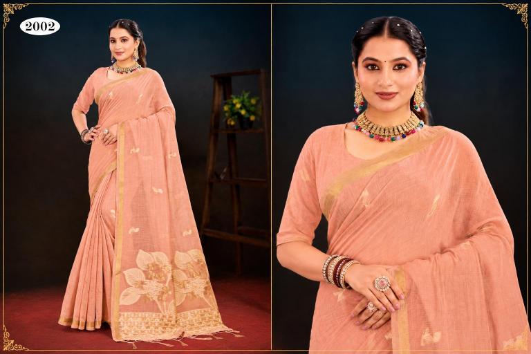 Bunawat - Varnika Cotton Sangam Prints Cotton Woven Work Traditional Saree