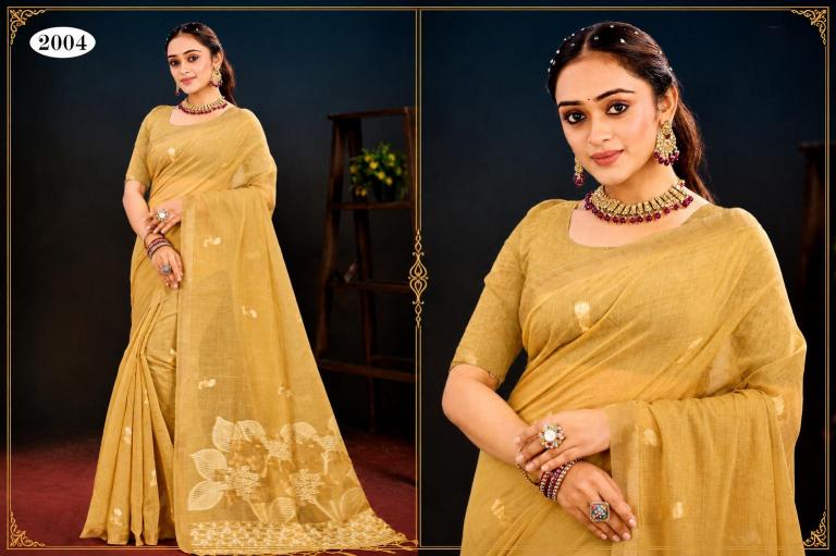 Bunawat - Varnika Cotton Sangam Prints Cotton Woven Work Traditional Saree