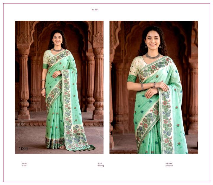 Bunawat - Vasundhara Sangam Prints Cotton Woven Work Traditional Saree