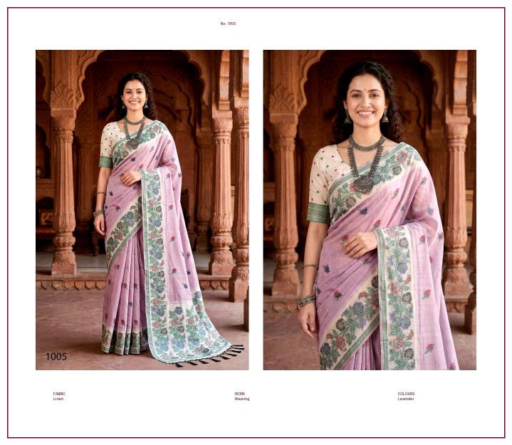 Bunawat - Vasundhara Sangam Prints Cotton Woven Work Traditional Saree
