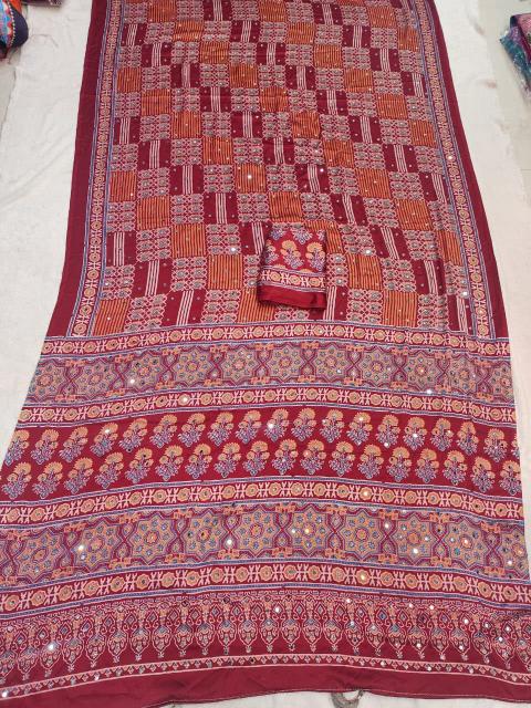 Dazira Ajrakh vol 2 catalog saree wholesalers near me