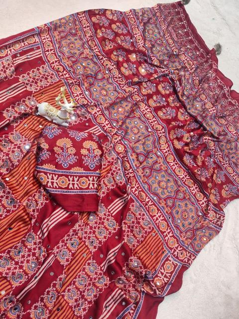 Dazira Ajrakh vol 2 catalog saree wholesalers near me