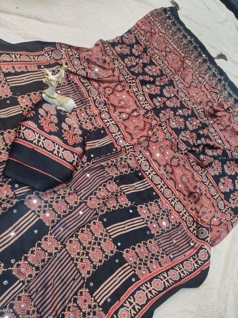 Dazira Ajrakh vol 2 catalog saree wholesalers near me