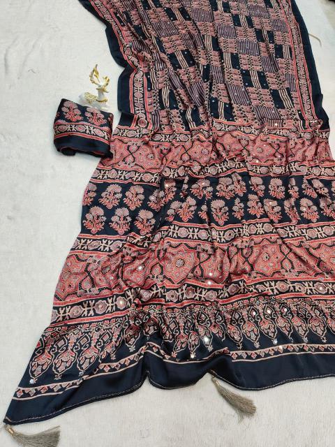 Dazira Ajrakh vol 2 catalog saree wholesalers near me