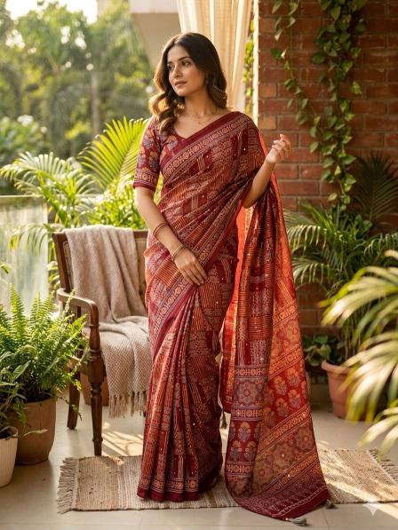 Dazira Ajrakh vol 2 catalog saree wholesalers near me