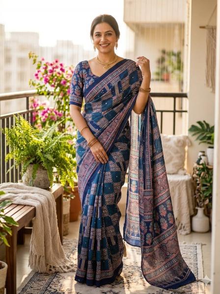 Dazira Ajrakh vol 2 catalog saree wholesalers near me