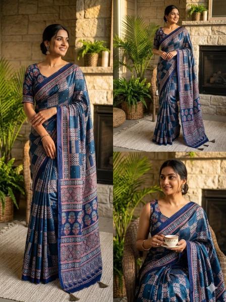 Dazira Ajrakh vol 2 catalog saree wholesalers near me