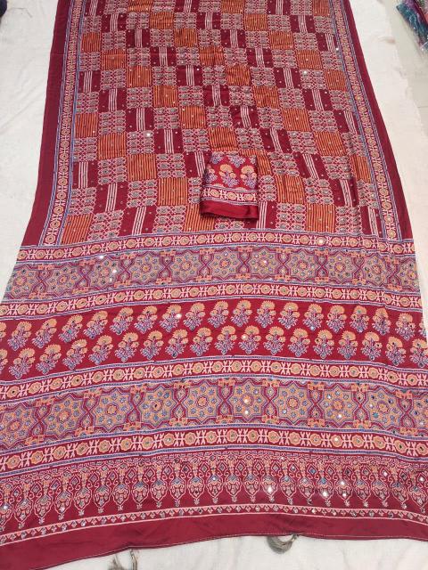 Dazira Ajrakh vol 2 catalog saree wholesalers near me