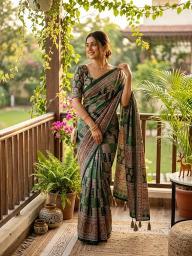 Dazira Ajrakh vol 2 catalog saree wholesalers near me