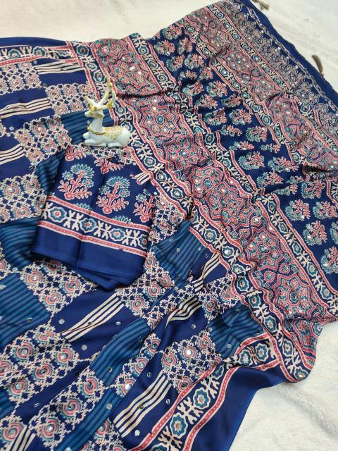 Dazira Ajrakh vol 2 catalog saree wholesalers near me