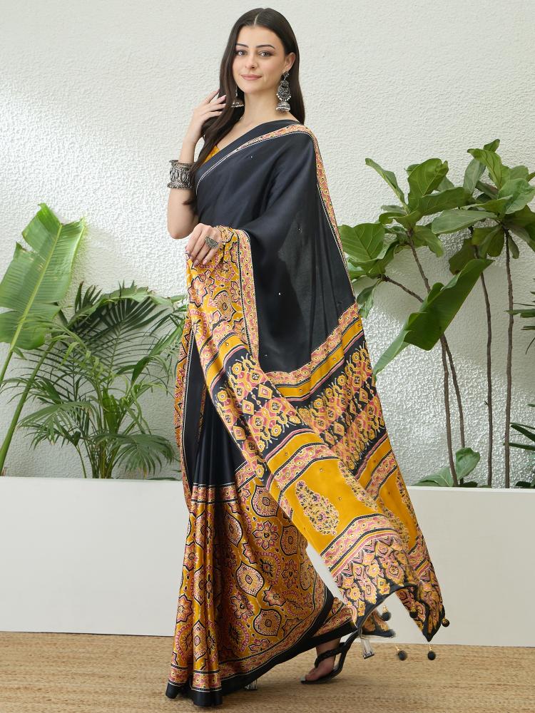 Dazira Brand presents Luxe 10 Sarees Catalogue Fabric Satin