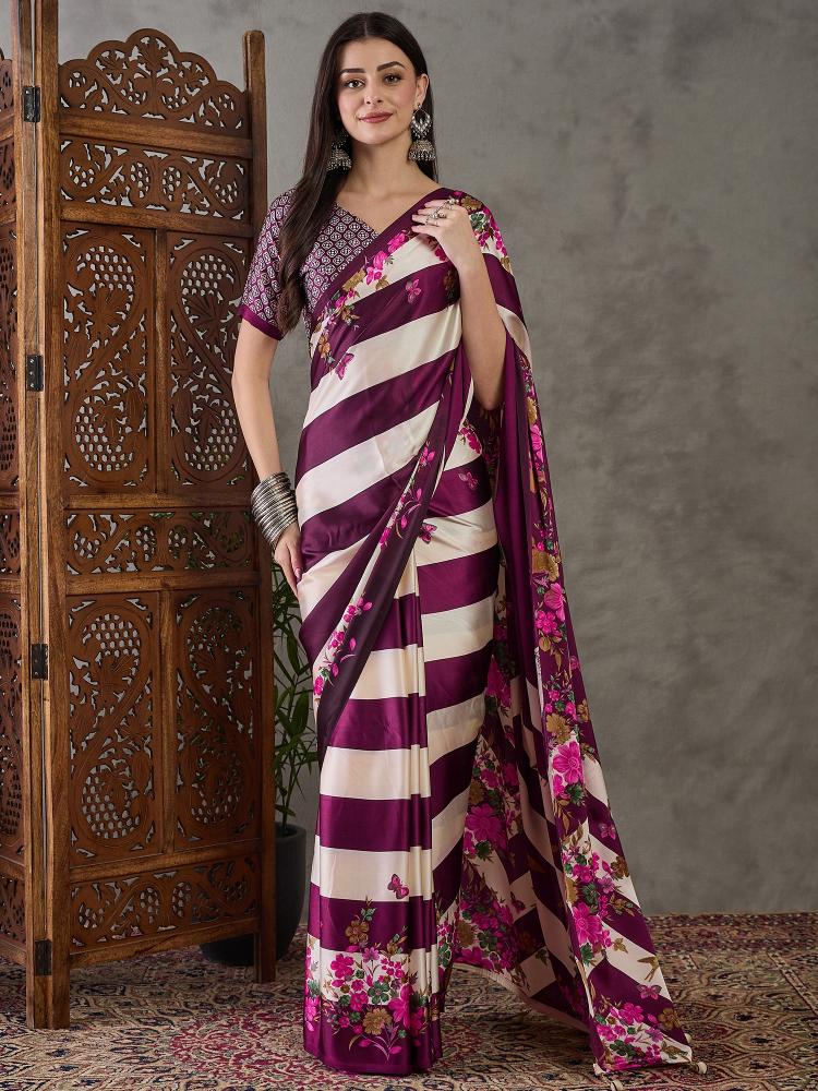 Dazira Brand presents Luxe 11 Sarees Catalogue Fabric Satin