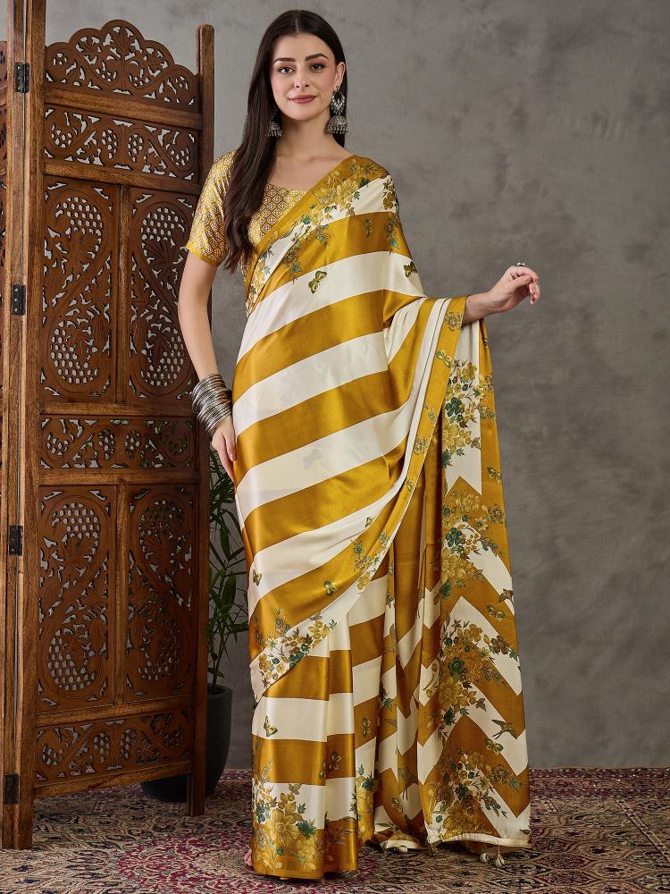 Dazira Brand presents Luxe 11 Sarees Catalogue Fabric Satin