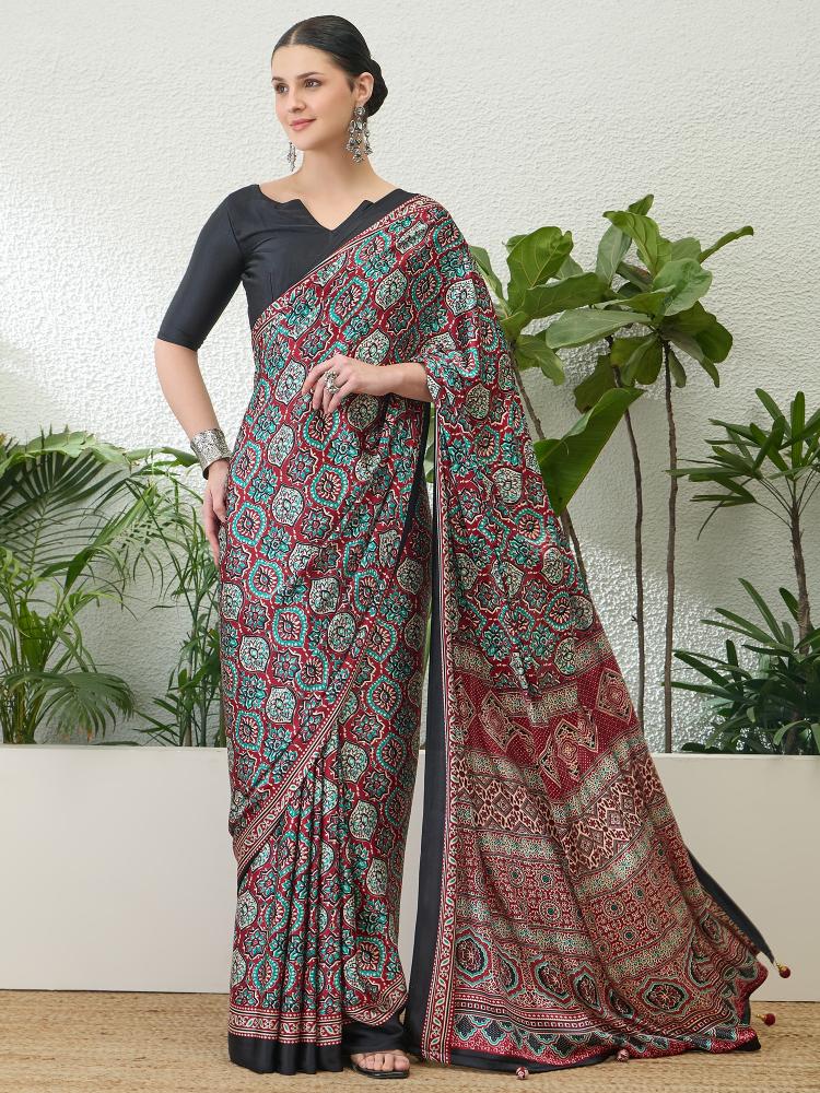 Dazira Brand presents Luxe 13 Sarees Catalogue Fabric Satin