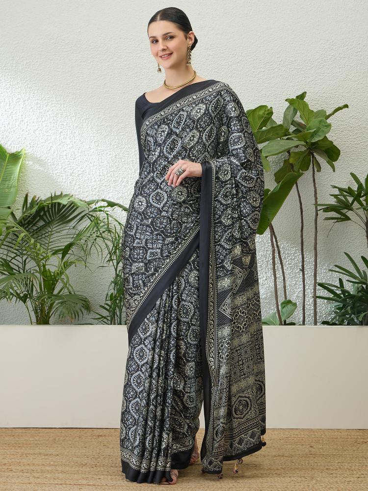 Dazira Brand presents Luxe 13 Sarees Catalogue Fabric Satin
