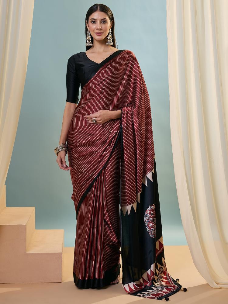 Dazira Brand presents Luxe 14 Sarees Catalogue Fabric Satin