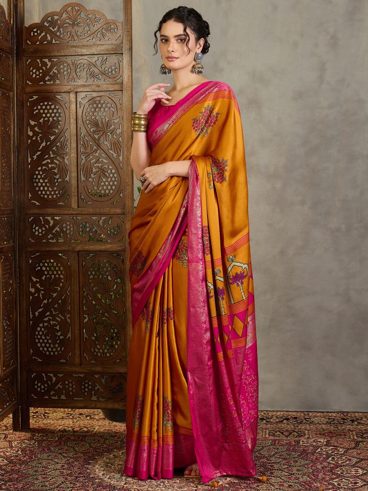 Dazira Brand presents Luxe 20 Sarees Catalogue Fabric Satin
