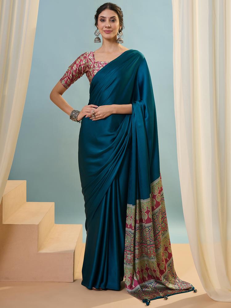 Dazira Brand presents Luxe 22 Sarees Catalogue Fabric Satin