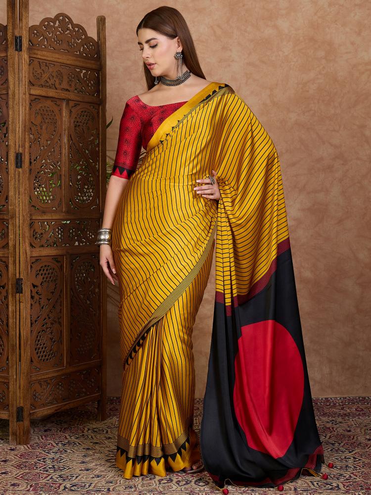 Dazira Brand presents Luxe 25 Sarees Catalogue Fabric Satin