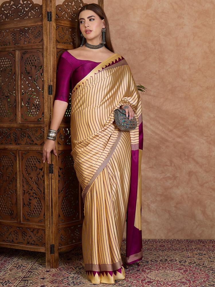 Dazira Brand presents Luxe 25 Sarees Catalogue Fabric Satin