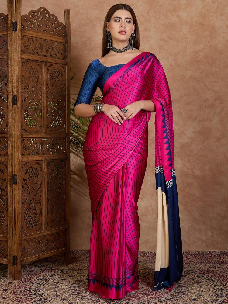 Dazira Brand presents Luxe 25 Sarees Catalogue Fabric Satin