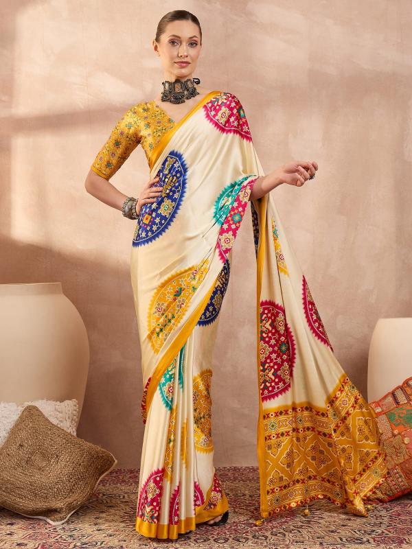 Dazira Brand presents Luxe 26 Sarees Catalogue Fabric Satin