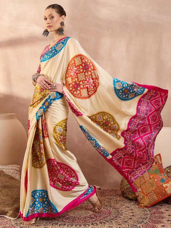 Dazira Brand presents Luxe 26 Sarees Catalogue Fabric Satin