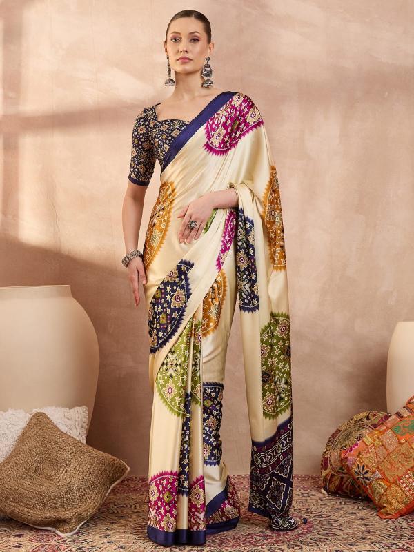 Dazira Brand presents Luxe 26 Sarees Catalogue Fabric Satin