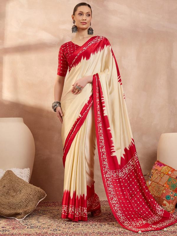 Dazira Brand Presents Luxe 28 Sarees Catalogue Fabric Satin