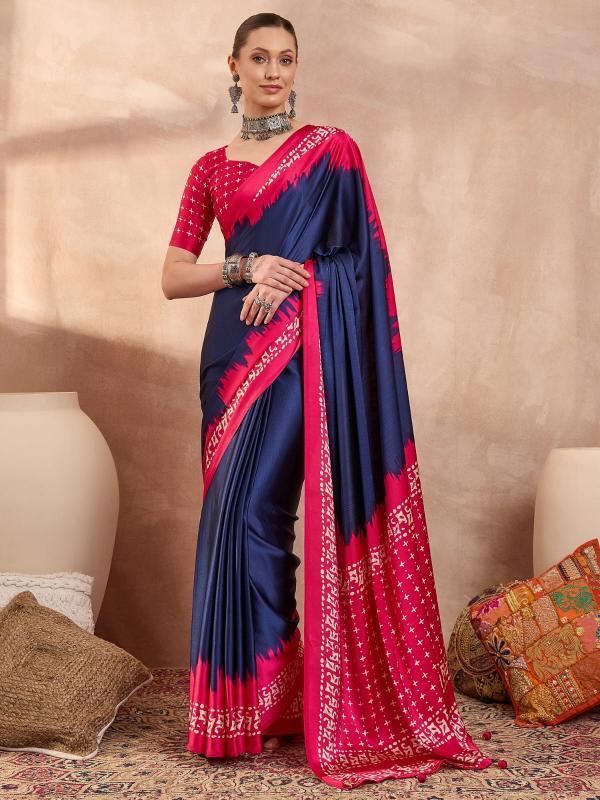 Dazira Brand Presents Luxe 28 Sarees Catalogue Fabric Satin