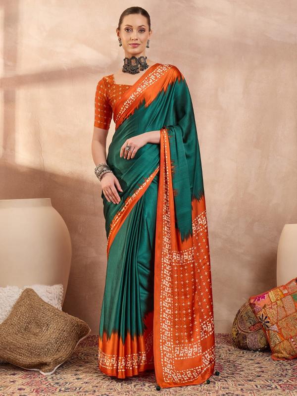 Dazira Brand Presents Luxe 28 Sarees Catalogue Fabric Satin