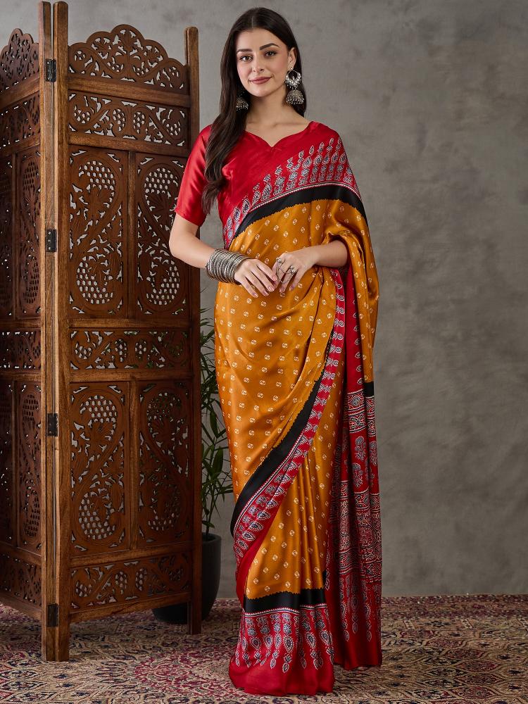  Dazira Brand Presents Luxe 5 Sarees Catalogue Fabric Satin