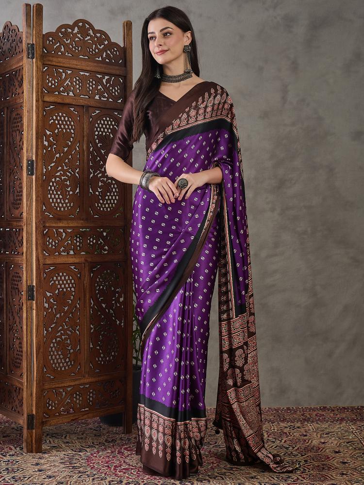  Dazira Brand Presents Luxe 5 Sarees Catalogue Fabric Satin